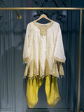 Hand Embroidered Shirt with Farshi Salwar